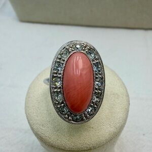 Vintage Avon Pale Fire ring  #419R